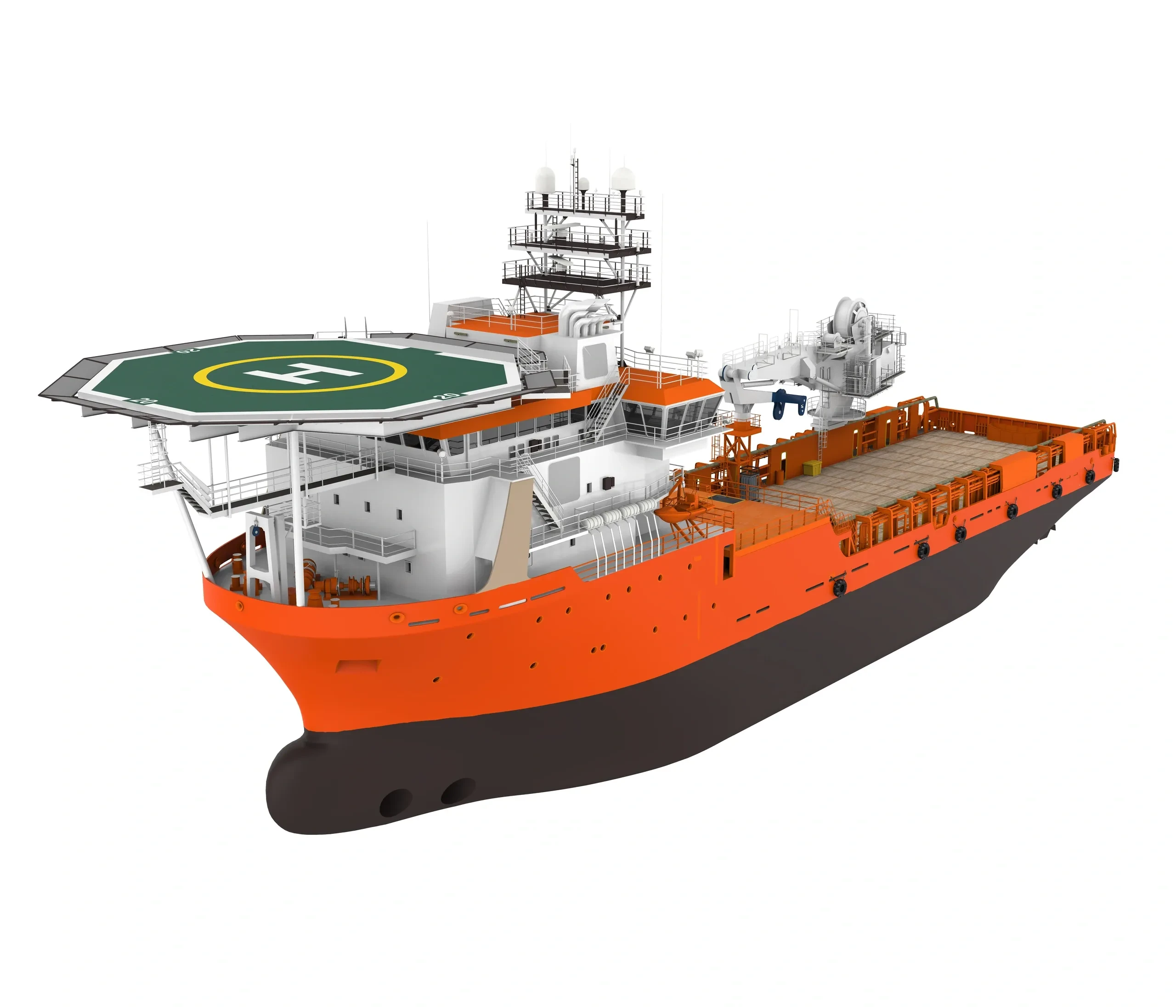 Mô Hình Tàu Offshore Supply Vessel 1:200